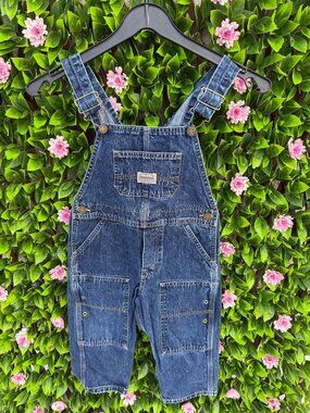 90s OshKosh Denim Overalls Made in Canada Sz 3X